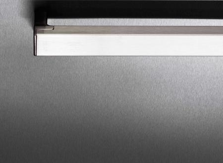 Bertazzoni PROHK18DW BZ-PROFESSIONAL SERIES HANDLE on sleek stainless steel surface, perfect for luxury appliances.