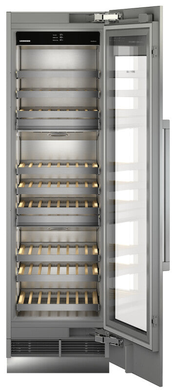 Liebherr MW-2400 24" Monolith, Wine Storage, Two Zones, 100 Bottles, Right Hinge, Not Reversible wine cooler