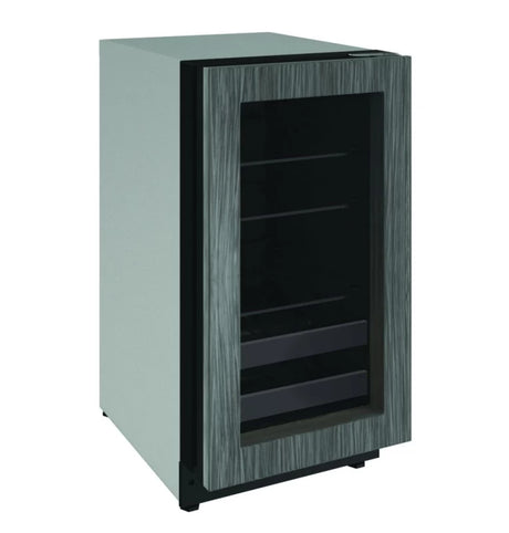 U-Line 2218BEVINT-00A UL-BEVERAGE CENTER 18" REV HINGE INTEGRA with adjustable shelves for appliance liquidation.
