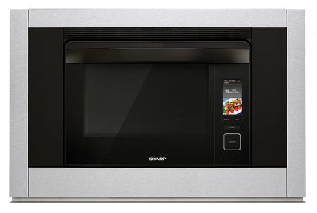 Sharp SuperSteam Oven SSC3088AS 30 Inch Single Electric Wall Oven with 1.1 cu. ft. Capacity, SuperSteam Grilling, Steam Roast, Gentle Steam, Convection Bake, Convection Broil, 58 Pre-Set Smart Cook Op