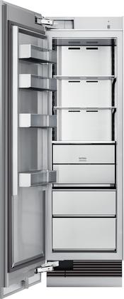 DACOR DRZ24980LAP 24 Inch Panel Ready Freezer Column with Push-to-Open™ Door Assist, SteelCool™ Interior, Dual Icemaker, Power Freeze, Tempered Spill-Proof Shelving, ENERGY STAR® and 13.6 cu. ft. Capa
