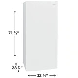 Frigidaire FFUE2022AW Upright Freezer (Open-Box / Scratch & Dent)
