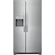 Frigidaire FRSS2623AS - 25.6 Cu. Ft. Side-by-Side Refrigerator – Stainless Steel - ideal for appliance liquidation and overstock appliances.
