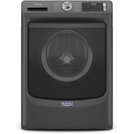 MAYTAG MHW5630MBK 4.5 Cu. Ft. High-Efficiency Stackable Front Load Washer with Steam and Fresh Spin - Volcano Black