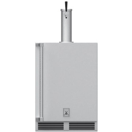 Hestan GFDSR241 - OUTDOOR SINGLE FAUCET BEER DISPENSER, SOLID DOOR, WITH LOCK, RIGHT HINGED, 24"