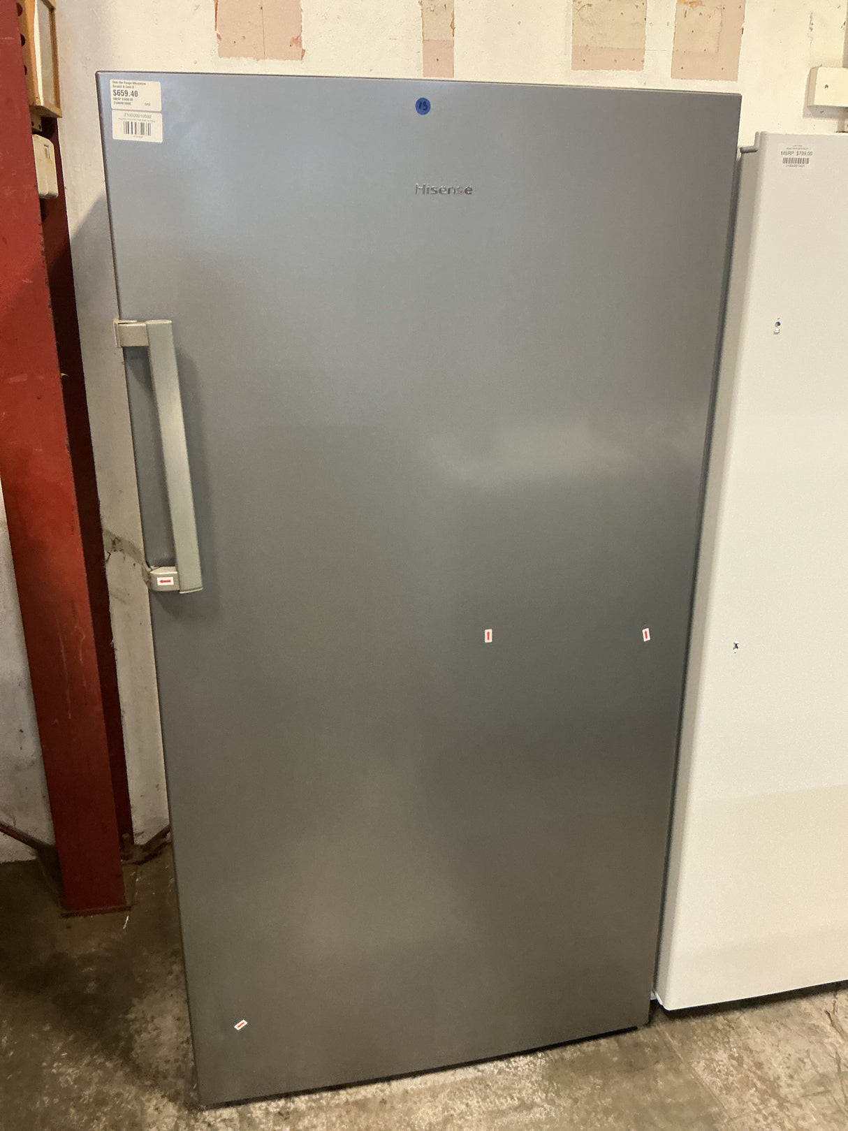Hisense HFU171N1AVE Upright Freezer (Open Box / Scratch & Dent)