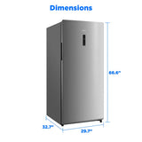 Midea MRU21F5BST Upright Freezer (Open-Box / Scratch & Dent)