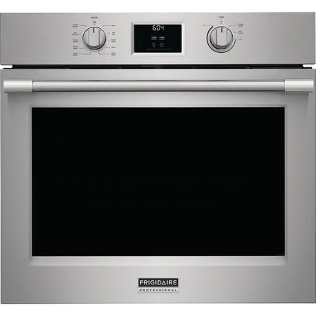 FRIGIDAIRE PROFESSIONAL PCWS3080AF 30" Single Wall Oven with Total Convection front view showing sleek design and intuitive controls.
