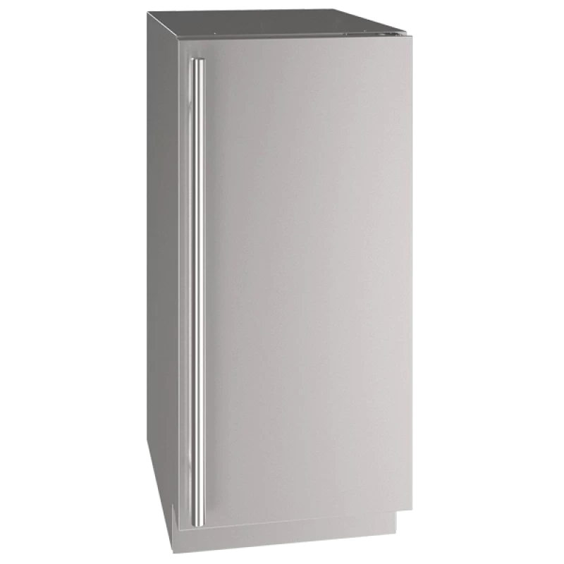 U-Line UHRE515-SS01A UL-SOLID REF 15" REV HINGE SS 115V built-in refrigerator with stainless steel finish.