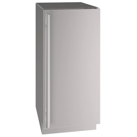 U-Line UHRE515-SS01A UL-SOLID REF 15" REV HINGE SS 115V built-in refrigerator with stainless steel finish.