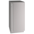 U-Line UHRE515-SS01A UL-SOLID REF 15" REV HINGE SS 115V built-in refrigerator with stainless steel finish.
