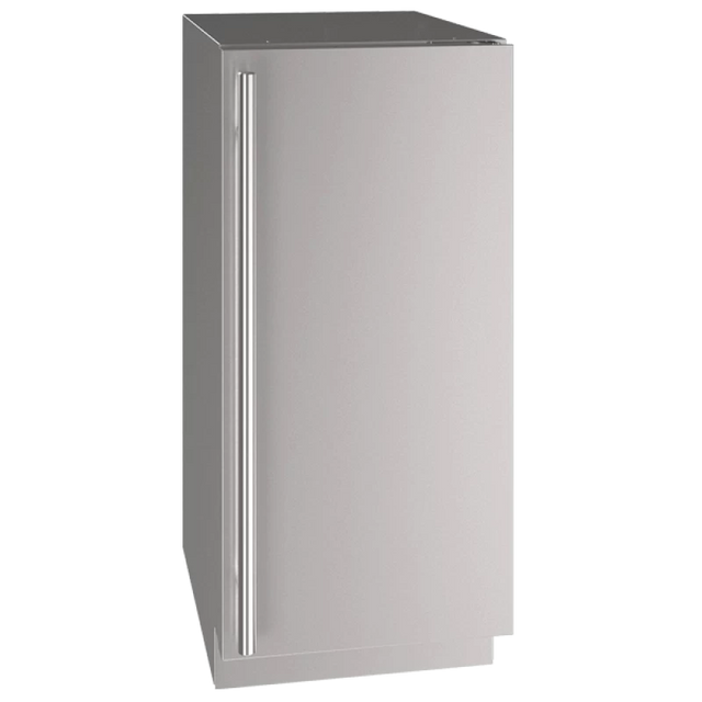 U-Line UHRE515-SS01A UL-SOLID REF 15" REV HINGE SS 115V built-in refrigerator with stainless steel finish.