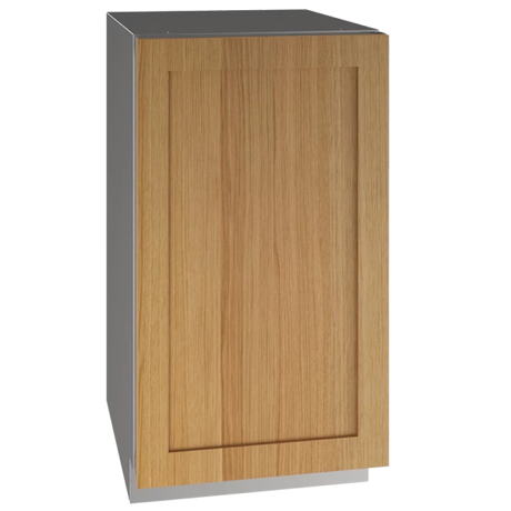 U-Line UHRE518-IS01A UL-SOLID REF 18" REV HINGE INTGR 115V built-in refrigerator with wood panel door design