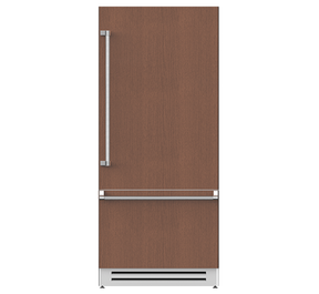 Hestan KRBR36OV - REFRIGERATOR, BOTTOM MOUNT, BOTTOM COMPRESSOR, RIGHT HINGED, 36" (OVERLAY) in premium wood finish.