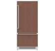 Hestan KRBR36OV - REFRIGERATOR, BOTTOM MOUNT, BOTTOM COMPRESSOR, RIGHT HINGED, 36" (OVERLAY) in premium wood finish.