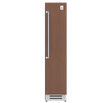 Hestan KFCR18OV - FREEZER COLUMN, RIGHT HINGED, 18" (OVERLAY) elegant design with wood finish and sleek handle.