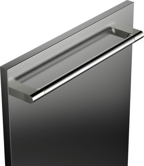 DISHWASHER DÉCOR PANEL 462811 with stainless steel handle, ideal for appliance liquidation and premium appliance sales.
