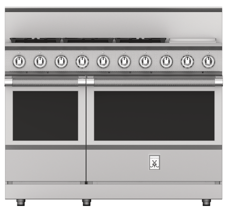 Hestan KRG485GDLP - RANGE, 5 BURNER WITH GRIDDLE, ALL GAS, 48" - LP - STAINLESS appliance liquidation overstock appliances