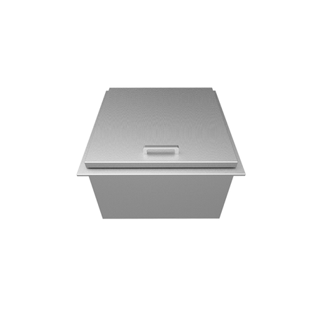 Hestan Aspire EDC24 24 Inch Drop-In Cooler with R-Tech Insulated Walls, 5 Condiment Trays and Lid Props
