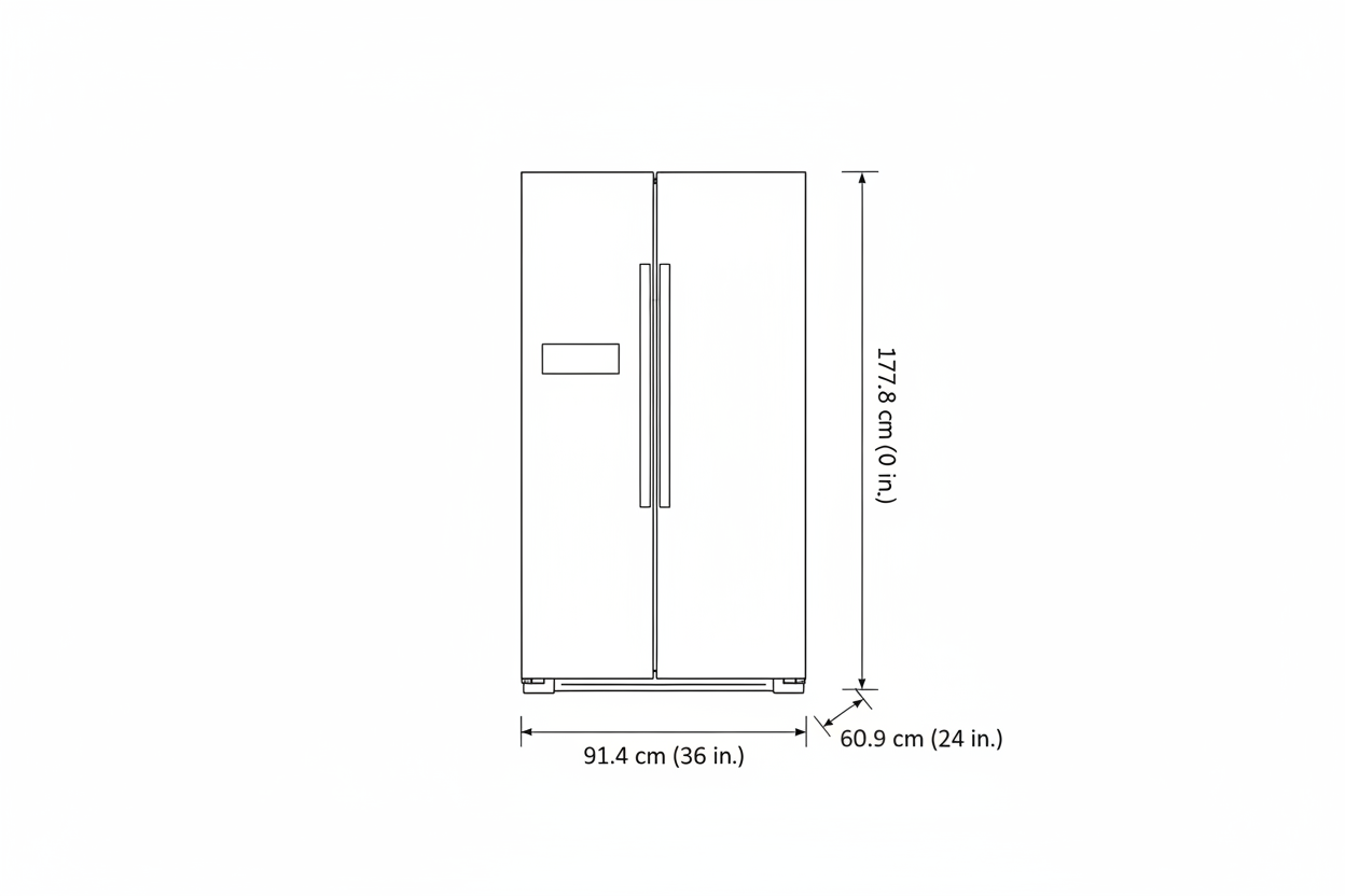 Built-In Side-by-Side Refrigerator