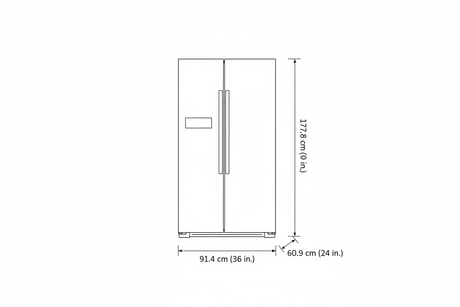 Built-In Side-by-Side Refrigerator