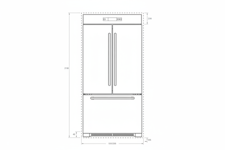Built-In French Door Refrigerator