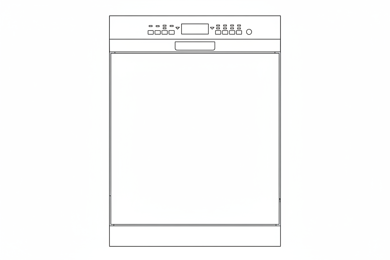 Front Control Built-In Dishwasher