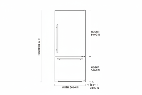 Built-In Bottom Freezer Refrigerator